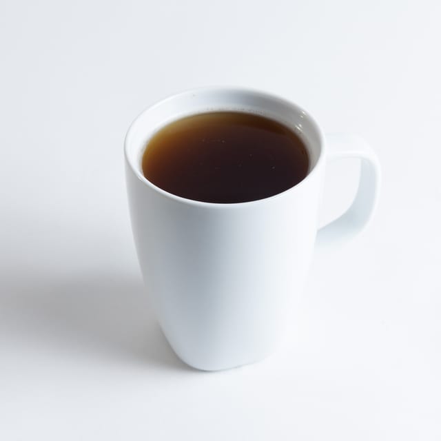Freshly Brewed Coffee.
